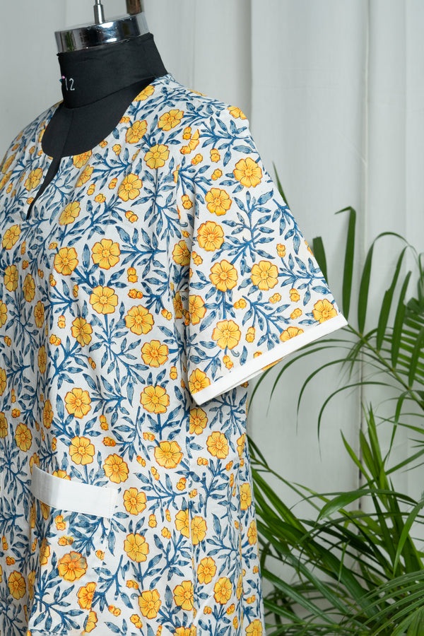 Floral printed cotton co-ord set