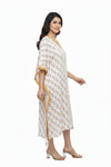Hand Block Cotton Kaftan Dress