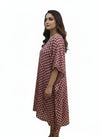 Hand Block Print Cotton Kaftan Dress