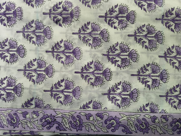 Hand Block Cotton Kaftan Dress