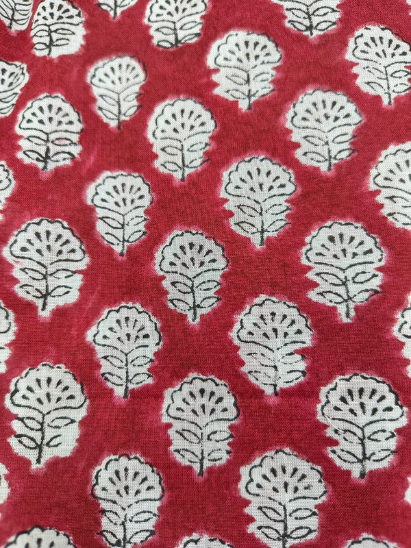 Hand Block Print Cotton Kaftan Dress