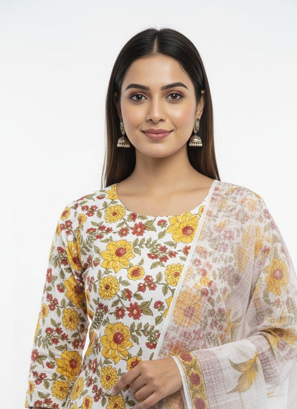 Hand Block Print Suit