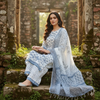 Hand Block Print Cotton Suit with Kota Doria Dupatta