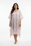 Hand Block Cotton Kaftan Dress