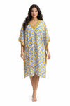 Hand Block Cotton Kaftan Dress