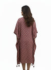 Hand Block Print Cotton Kaftan Dress