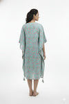 Hand Block Cotton Kaftan Dress